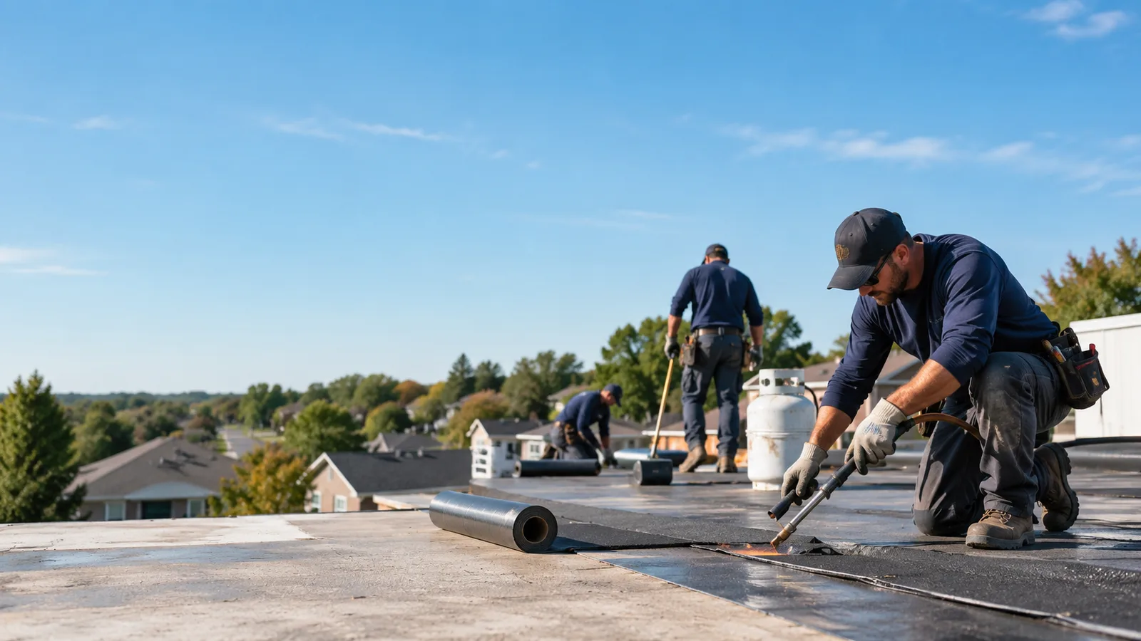 Flat Roof Leak Repair providers in Edgar, WI